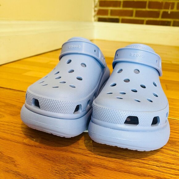 Crocs Classic Mega Crush Clog Moon Jelly Purple Men’s 9 Women’s 11 - Picture 5 of 16